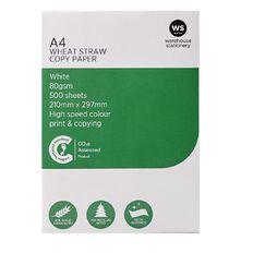 WS Photocopy Paper Wheat Based A4 80gsm 500 Sheet Ream